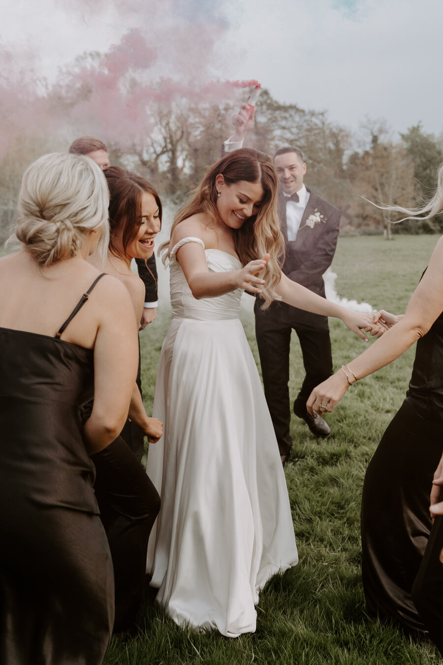 A fun wedding at The Norfolk Mead Hotel for Kate and Alex's spring nuptials