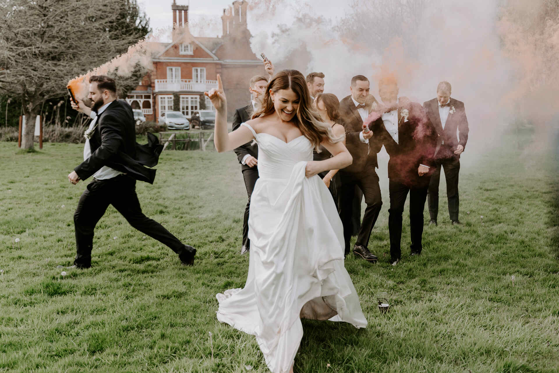 A fun wedding at The Norfolk Mead Hotel for Kate and Alex's spring nuptials