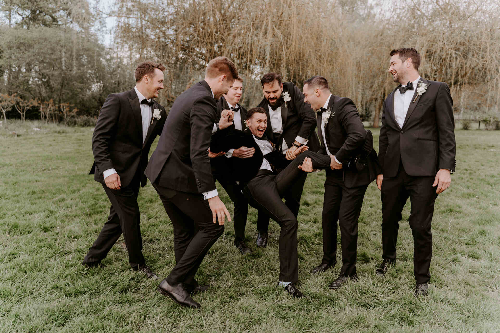 A fun wedding at The Norfolk Mead Hotel for Kate and Alex's spring nuptials
