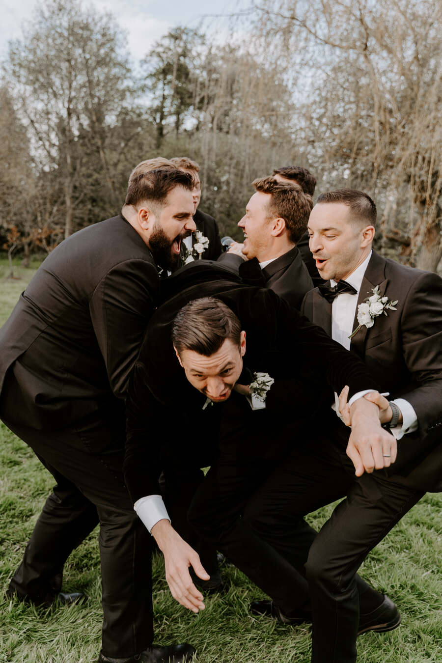 A fun wedding at The Norfolk Mead Hotel for Kate and Alex's spring nuptials