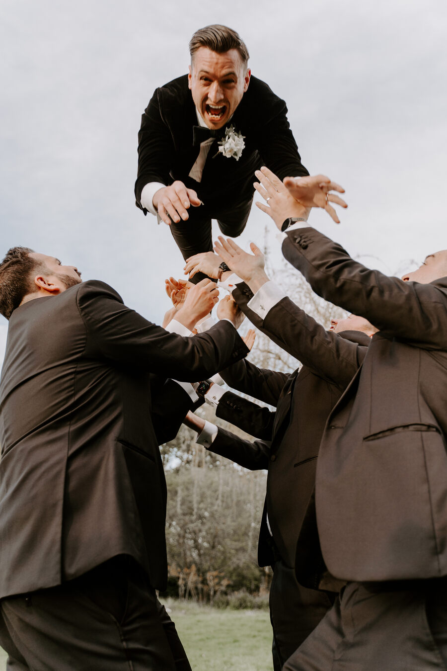 A fun wedding at The Norfolk Mead Hotel for Kate and Alex's spring nuptials