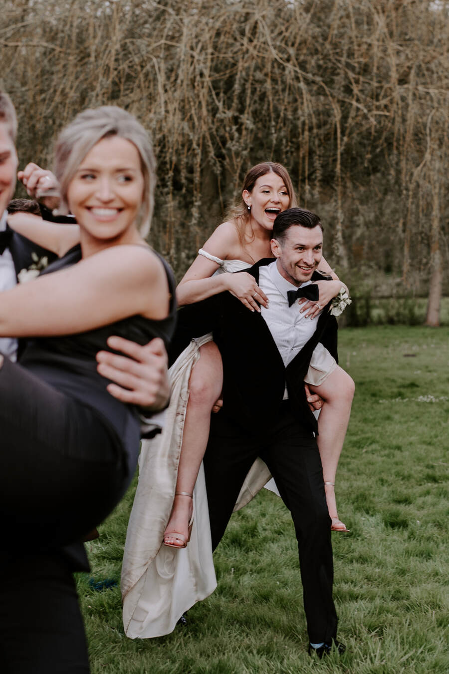 A fun wedding at The Norfolk Mead Hotel for Kate and Alex's spring nuptials